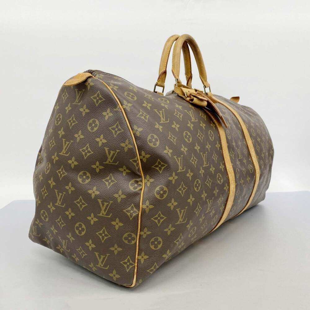 LOUIS VUITTON Brown Monogram Keepall 60 Boston Bag - Picture 2 of 13